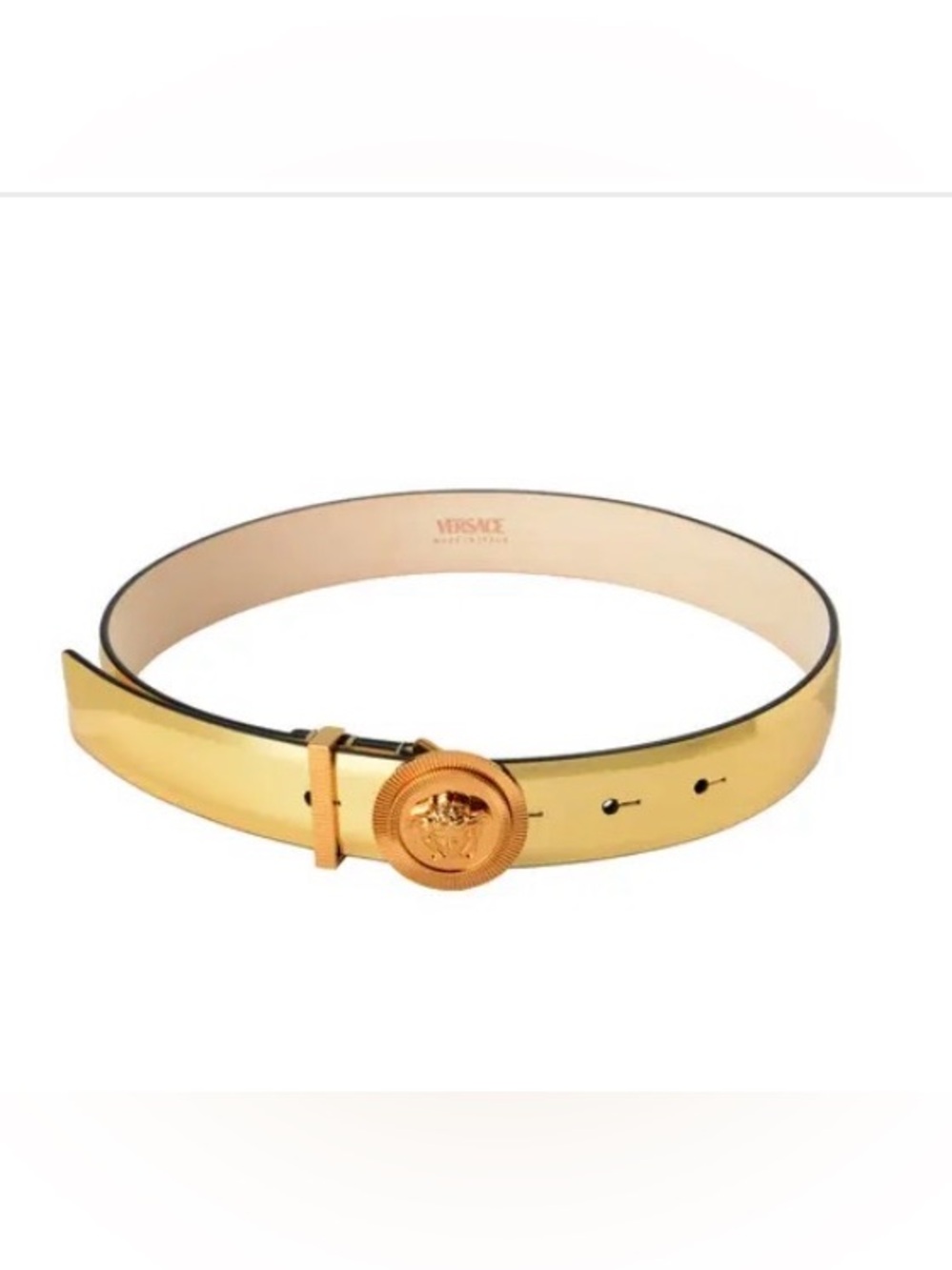 VERSACE Gold Belt [Size: 75]